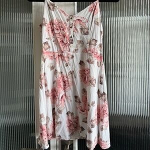 Dynamite White Floral Mini Dress